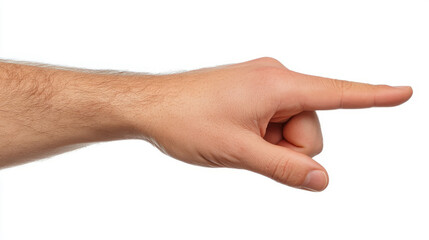 Man Pointing Gesture