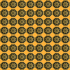 Explore exquisite old traditional golden floral seamless vector patterns. Perfect templates for art, design backgrounds, and projects needing vibrant colors and timeless elegance.