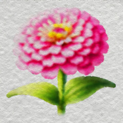 Pink Flower Watercolor