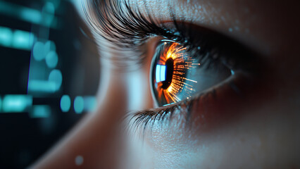 Collection of Privacy, Urban landscape energetic ai transformation with neon glow and financial insights in digital art