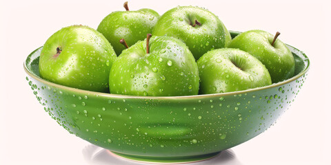 Obraz premium delicious fresh apples Generative AI