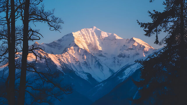 beautiful himala peak