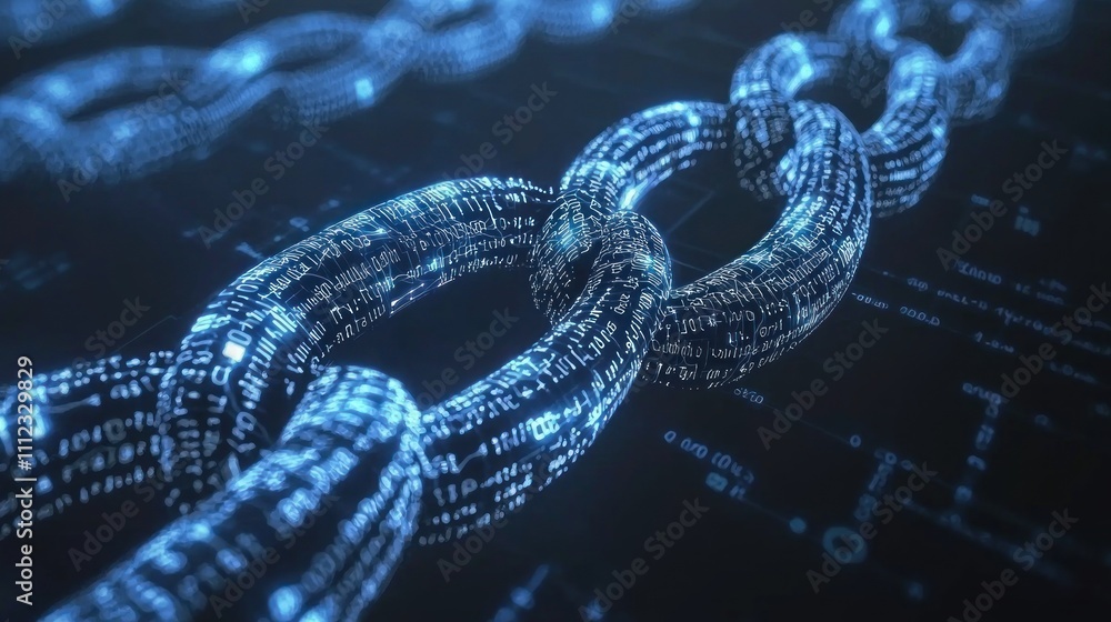Poster blockchain technology insights on digital transformation and data security in virtual environments