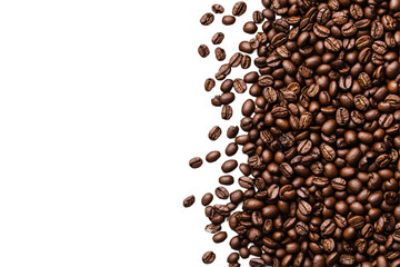 a pile of coffee beans