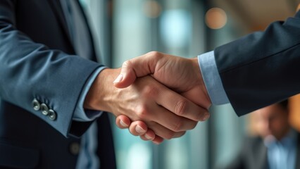 Close-Up of a Professional Handshake