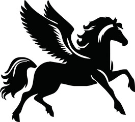 Pegasus mascot logo design Horse logo design, Logo design, Pegasus logo