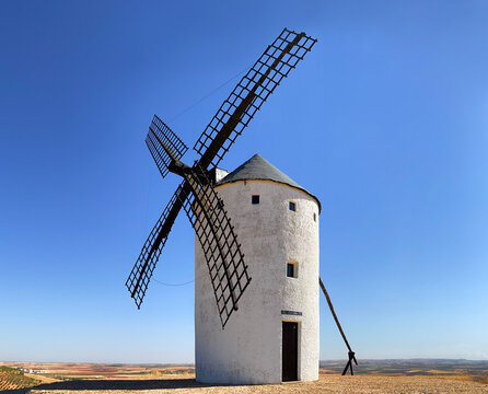 Molino de viento, Campo de Criptana, Ciudad Real, Castilla-La Mancha, Espa&ntilde;a, Europa
