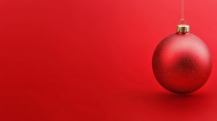 Elegant Minimalist Christmas Ornament Bauble Design
