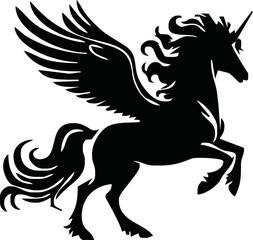 Pegasus mascot logo design Horse logo design, Logo design, Pegasus logo