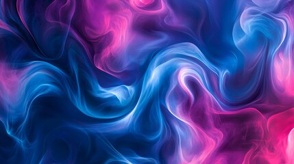 Obraz premium Abstract Blue Pink Swirling Light Energy Flow