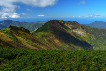秋の暑寒別岳登山　北海道の絶景 日本二百名山