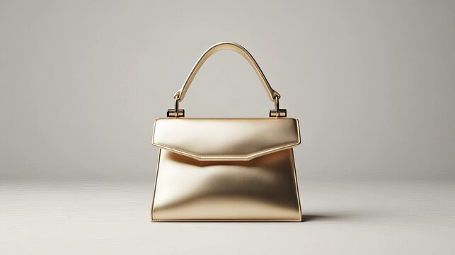 Elegant Gold Handbag Luxury Women s Purse Fashion Accessory