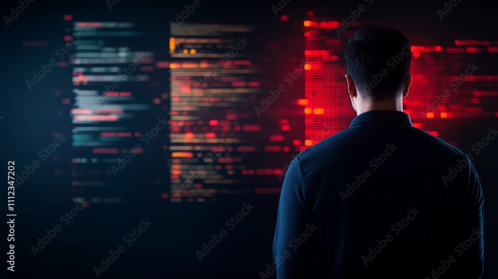 Aufkleber A chess king piece stands prominently on a sleek digital chessboard, surrounded by glowing circuitry patterns that represent a modern approach to strategy