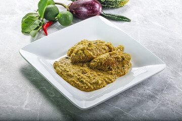 Indian cuisine - pork masala sauce