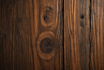 Obraz premium realistic wood grain texture in warm brown tones