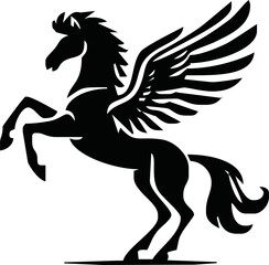 Fototapeta premium Pegasus mascot logo design Horse logo design, Logo design, Pegasus logo