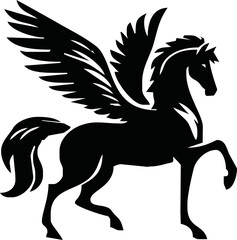 Fototapeta premium Pegasus mascot logo design Horse logo design, Logo design, Pegasus logo