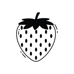 Strawberry vector icon