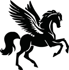 Fototapeta premium Pegasus mascot logo design Horse logo design, Logo design, Pegasus logo