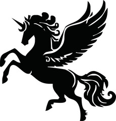 Pegasus mascot logo design Horse logo design, Logo design, Pegasus logo