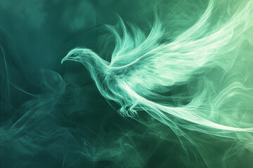 mint green Trend bird animal avian