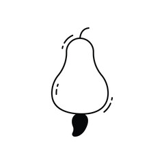 Cashew apple vector icon