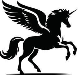 Fototapeta premium Pegasus mascot logo design Horse logo design, Logo design, Pegasus logo