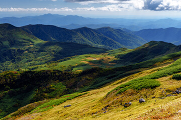暑寒別岳登山　秋の北海道の絶景 日本二百名山