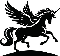 Pegasus mascot logo design Horse logo design, Logo design, Pegasus logo