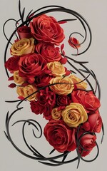 bouquet of roses