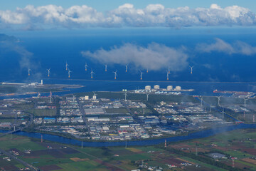 飛行機からの洋上風力発電　石狩湾新港（港湾区域）