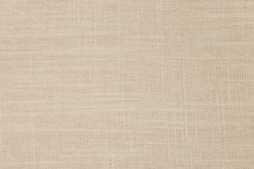 Brown linen fabric texture background, seamless pattern of natural textile.