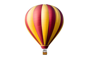 Obraz premium a hot air balloon with a person in it