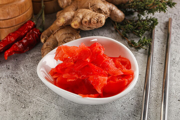Gurmet marinated ginger root spicy
