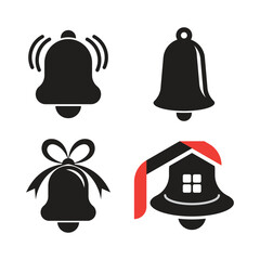 Bell logo vector icon template