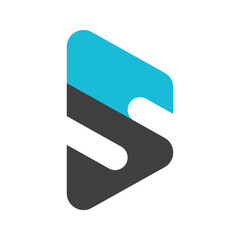 Letter S  Alphabet font logo vector design