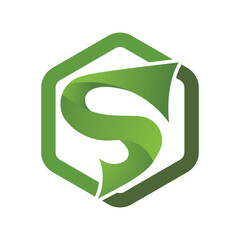 Letter S  Alphabet font logo vector design