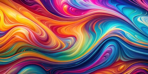 Obraz premium Fluid liquid abstract background resembling flowing colors and patterns, fluid, liquid, abstract, background, flowing