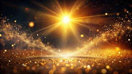 Fototapeta premium Real backlit dust particles with real lens flare , dust, particles, lens flare, backlit, light, atmospheric