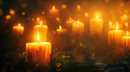 Candle Day background concept 