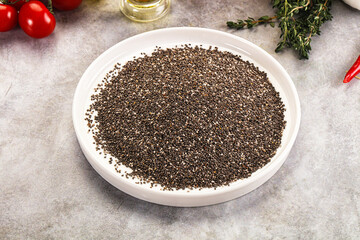Vegan cuisine - Chia seeds for cooking