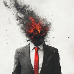 Intense image portraying explosive human creativity.