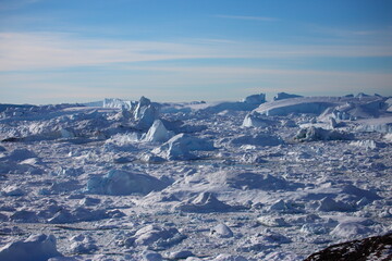 Ilulissat, Greenland, is about to enter a cold winter