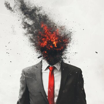 Intense image portraying explosive human creativity.