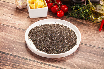 Vegan cuisine - Chia seeds for cooking