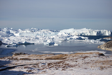 Ilulissat, Greenland, is about to enter a cold winter