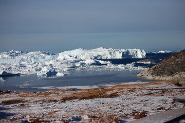 Ilulissat, Greenland, is about to enter a cold winter
