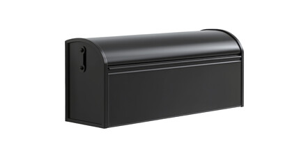 Transparent modern mailbox for sending letters and messages