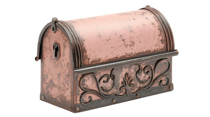 Modern mailbox design transparent inbox for sending messages and letters
