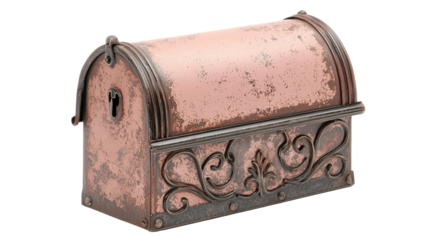 Modern mailbox design transparent inbox for sending messages and letters